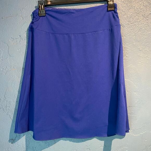 Reversible athletic skirt Royal Blue Geometric Print Lightweight Small Sporty - Picture 3 of 6